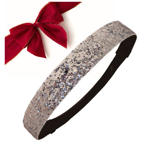 Silver Glitter Headband