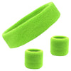 Sweatband Sets Terry Cotton Headband and 2 Wristbands Pack You Pick Colors & Quantities