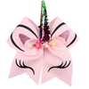 Pink Unicorn Cheer Bow