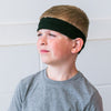 Sweatbands 12 Terry Cotton Sports Headbands Sweat Absorbing Head Bands Black
