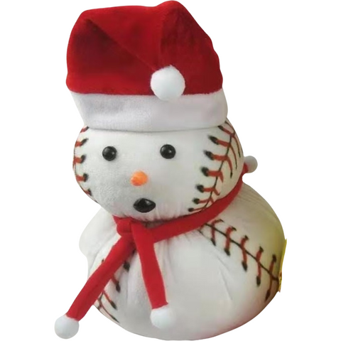 Baseball Snowman Plush