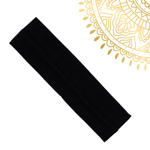 Black Cotton Headband