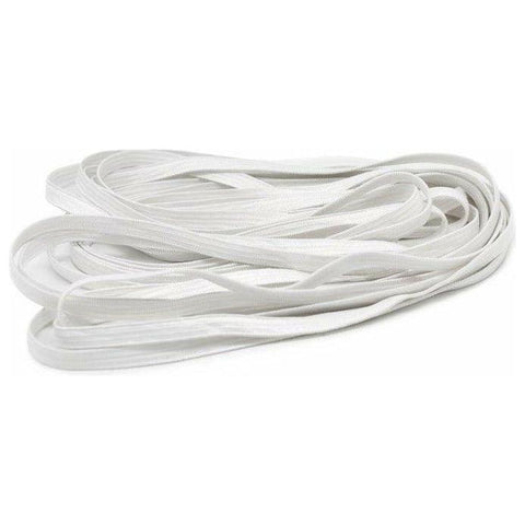 10 Yards Elastic Rope White Flat Band Stretch Cord 3mm Trim Ribbon Material for  by the Yard
