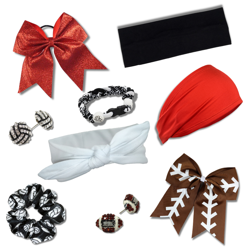 Nebraska Game Day Hair Accessories Set