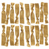 Gold Ribbon Hair Ties - 20 Pack