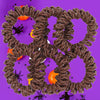 Brown Braided Spiral Hair Ties - 6 Pack