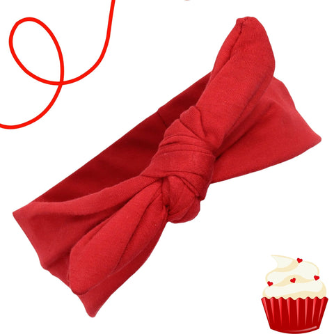 Red Bow Headband