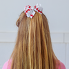 Classic Bow With Clip Holder Hair Bows Ribbon Bow Tie For Girls Baseball Seam