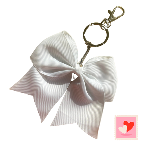 White Keychain