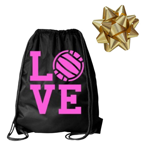 Volleyball Cinch Sack Drawstring Bag