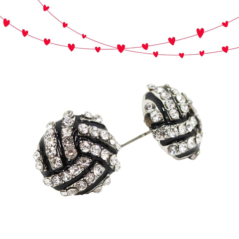 Volleyball Stud Earrings