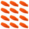 Multifunctional Headbands 12 Wide Yoga Running Workout Orange