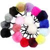 Pom Pom Ponytail Holder Rubber Bands Fluffy Pony Tail Hair Tie Elastic Hair Band Accessories You Pick Colors and Quantities
