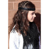 Sequin Headband Girls Headbands Sparkly Hair Head Bands Black Gold