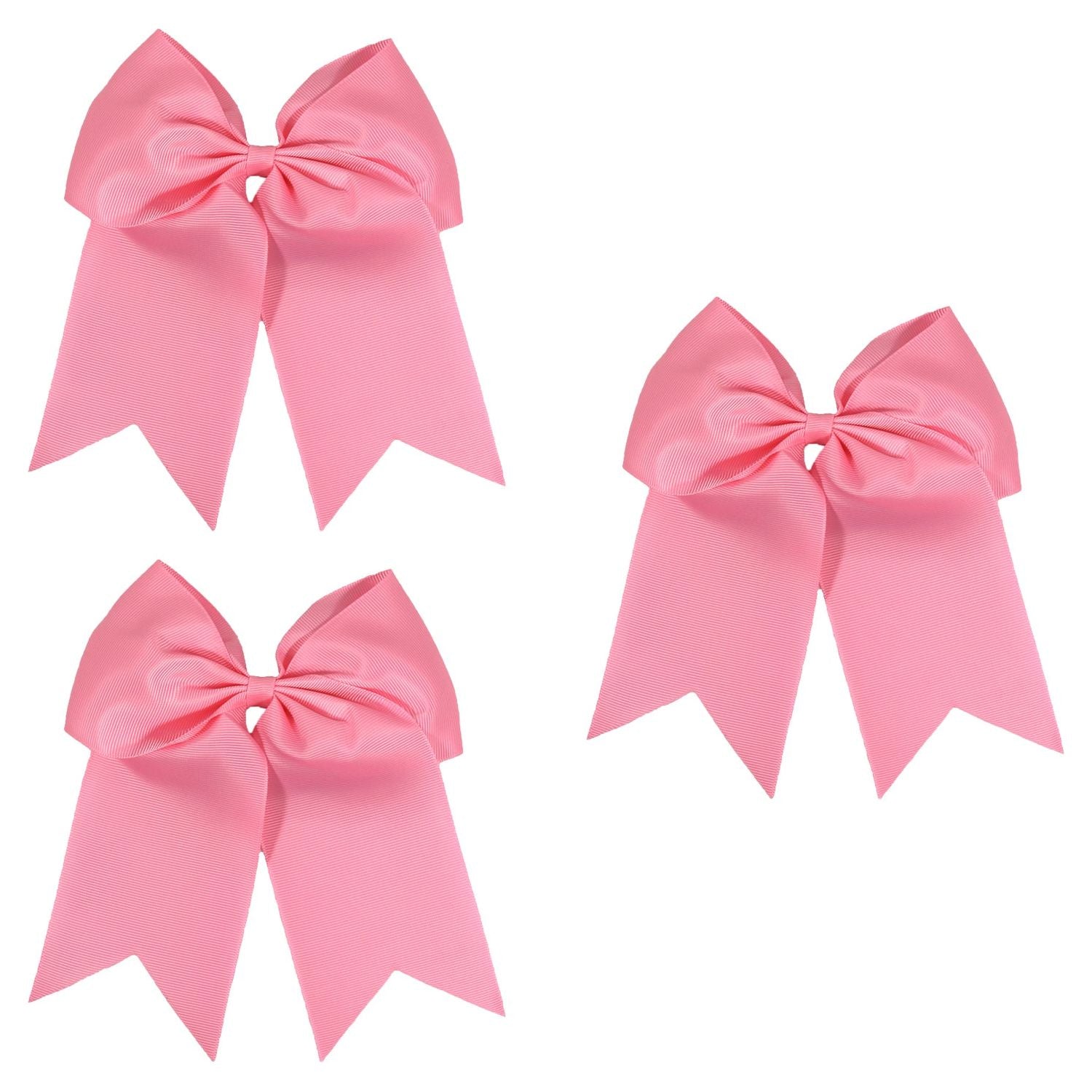 FOSROM 3 Pcs Hair Bows for Girls Hair Ribbons for Woman Pink Bow Girls Hair  Bows for Women Ribbon for Hair Hot Pink Bow Girls White Hair Bow Hair