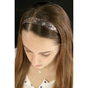 Glitter Headbands 6 Girls Headband Sparkly Hair Head Bands 6 Pack Zebra Black Gold