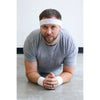Sweatbands 12 Terry Cotton Sports Headbands Sweat Absorbing Head Bands White