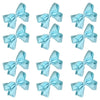 12 Light Blue Classic Cheer Bows Large Hair Bow with Clip