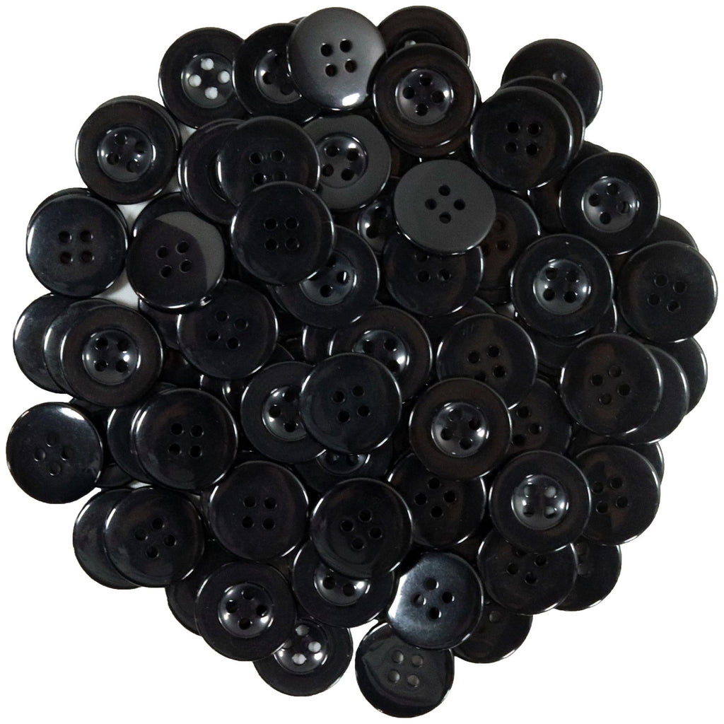 Buttons For Ear Saver Cotton Headband Soft Stretch For Nurses Healthcare Workers Black