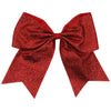 Glitter Cheer Bow for Girls Large Hair Bows Stiff Performance Competition Softball Dance Team