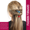 Hair Ties 100 Elastic Grab Bag Lot Ponytail Holders Ribbon Knotted Bands