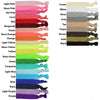 Wholesale 100 Hair Ties Elastic Solids Ponytail Holders Ribbon Knotted Bands You Pick Colors