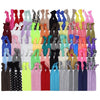 Hair Ties 100 Elastic Solids Ponytail Holders Ribbon Knotted Bands