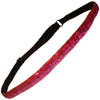 Adjustable Glitter Headband 1 Multi Red Purple Pink