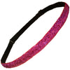 Glitter Headbands Adjustable Girls Sparkly Mini Non Slip Velvet Prom Headwrap