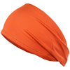 Performance Headband Moisture Wicking Athletic Sports Head Band Orange