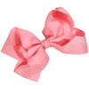 Breast Cancer Awareness Bows Pink Cheer Bow Large Hair Bow with Ponytail Holder Cheerleader Ponyholders Cheerleading Softball Accessories