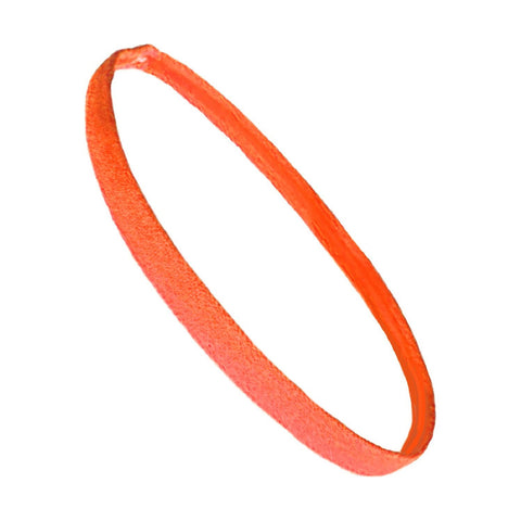 Non Slip Sports Headband Mini Elastic Head Band Athletic Neon Orange
