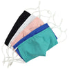 Blue Face Mask With Carbon Filter Pocket Washable Reusable Fabric Cloth Material Adjustable Straps