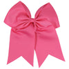 Breast Cancer Awareness Bows Pink Cheer Bow Large Hair Bow with Ponytail Holder Cheerleader Ponyholders Cheerleading Softball Accessories