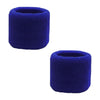 Sweatband for Wrist Terry Cotton Wristbands 2 Pack Blue