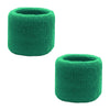 Sweatband for Wrist Terry Cotton Wristbands 2 Pack Green