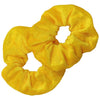 Velvet Scrunchies 2 Pack Yellow