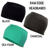 Wide Natural Raw Edge Sea Foam Seamless Headband Yoga Running Workout