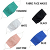 Black Face Mask With Carbon Filter Pocket Washable Reusable Fabric Cloth Material Adjustable Straps