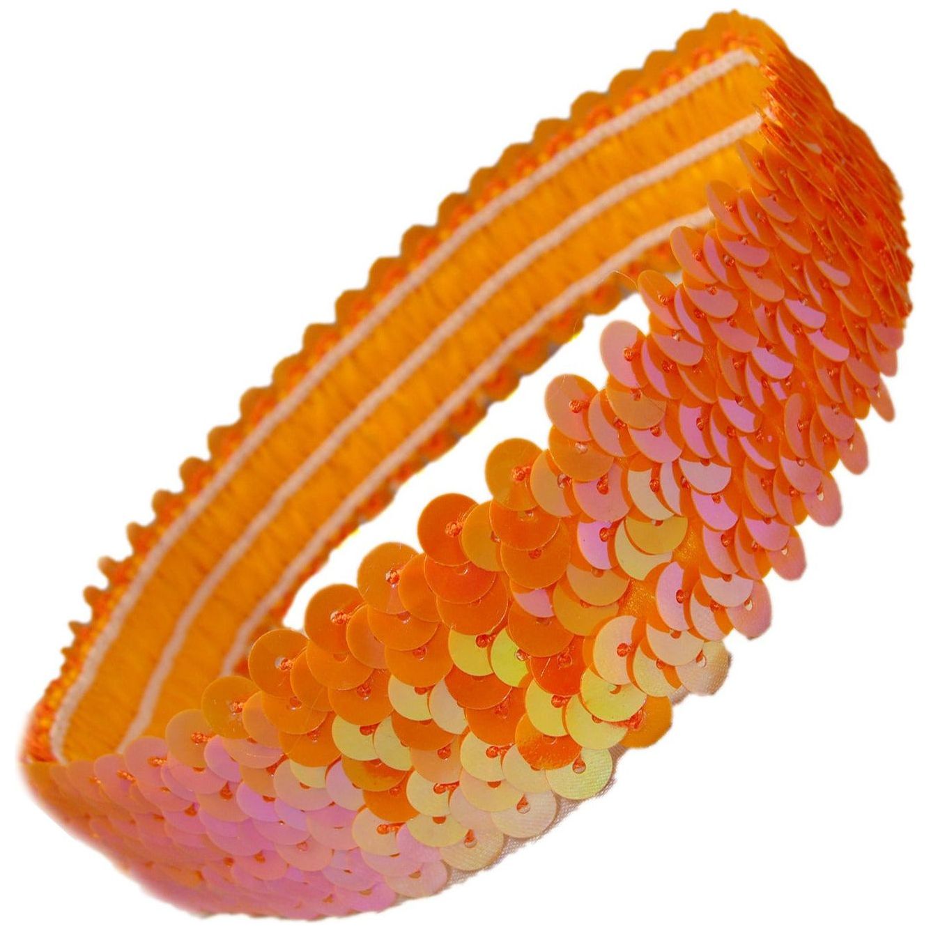Cora’s den Astros Sequin Headbands Orange