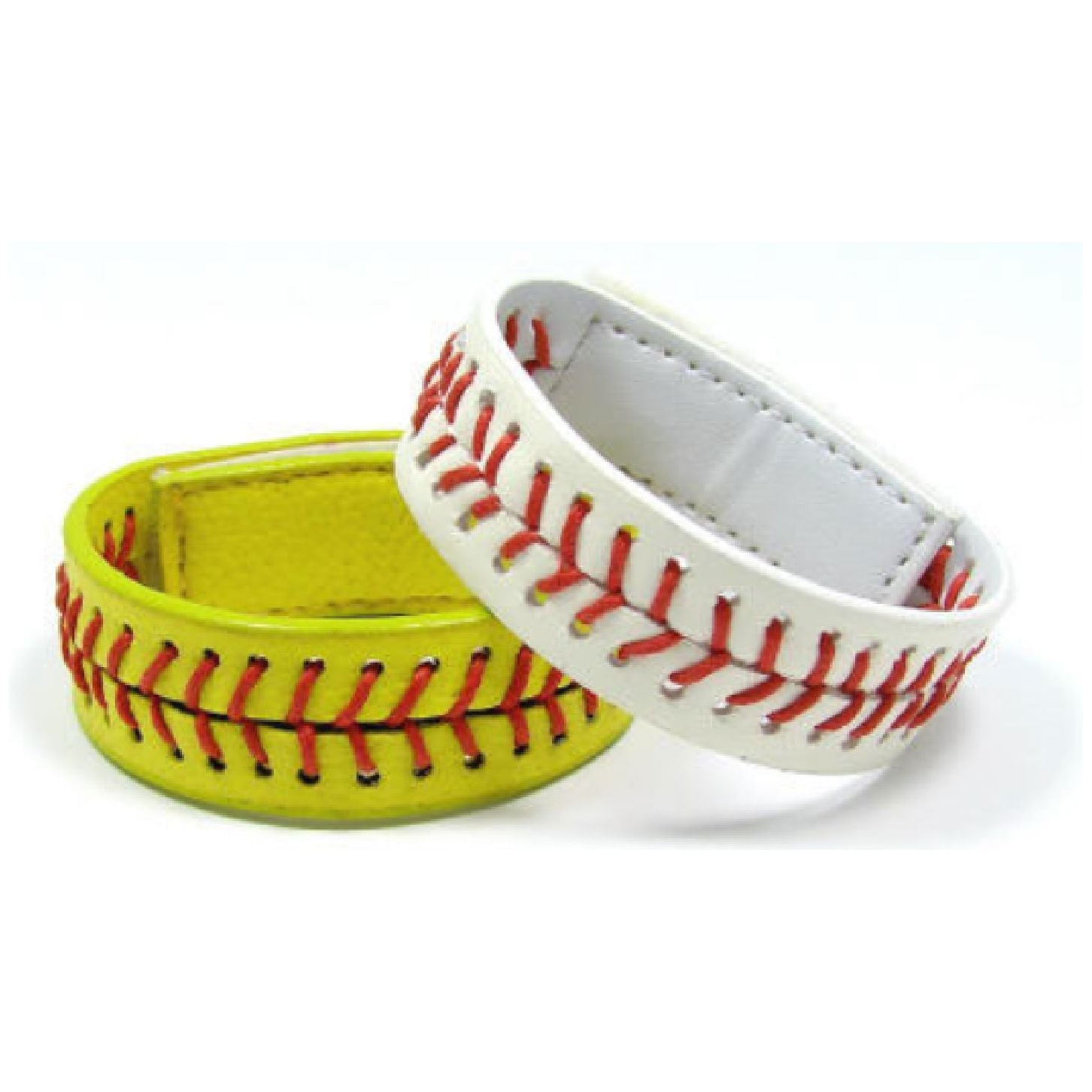 Baseball Velcro Sports Bracelet Wristlet Adjustable Wrist Cuff for Guy