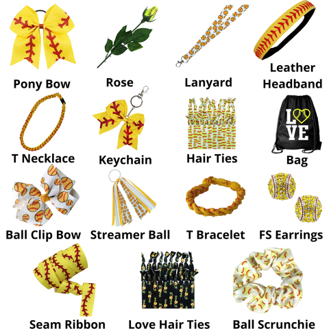 Dance Ribbon Hair Ties - 20 Pack