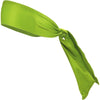 Tie Back Headband Moisture Wicking Athletic Sports Head Band Lime