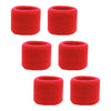 Sweatband for Wrist Terry Cotton Wristbands 6 Red