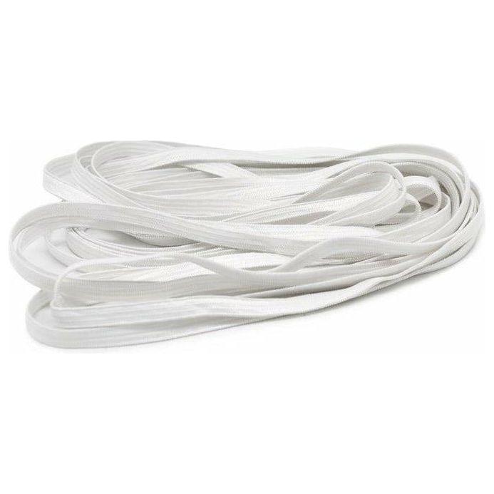 Elastic Rope White Flat Band Stretch Cord 3mm Trim Ribbon Material for
